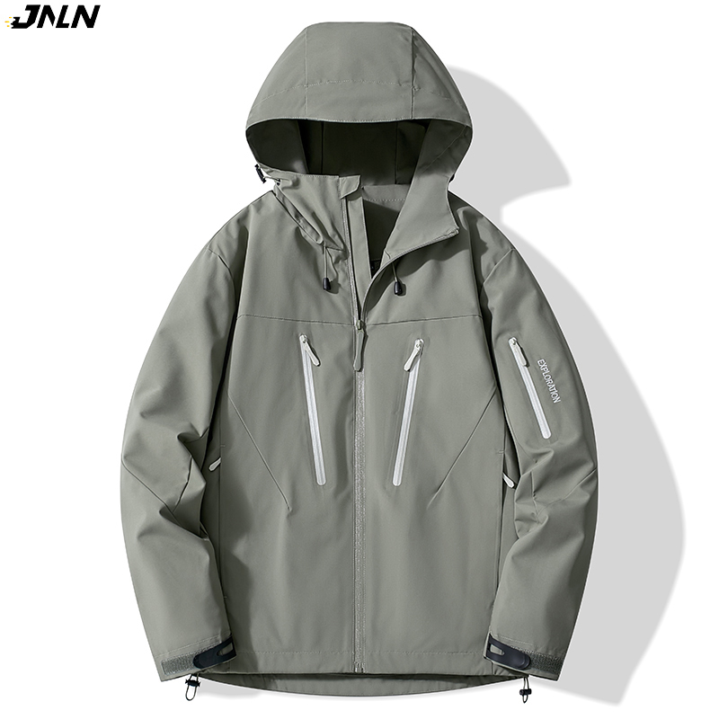 Outdoor Sport Waterproof Jacket - JNLN Men's Women's Waterproof Jacket Hiking