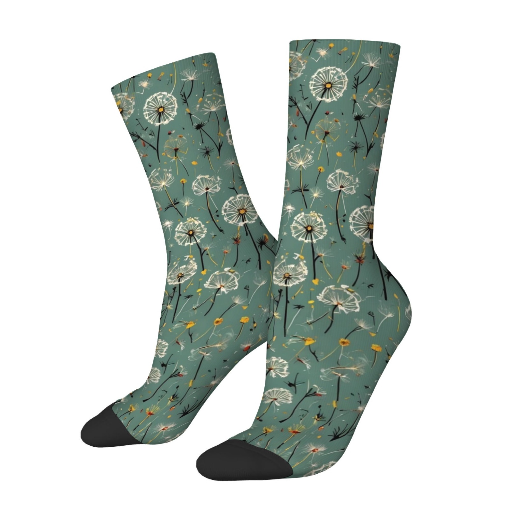 Outdoor Sport Hose - Casual Fashion Men's Socks Novelty Dandelion