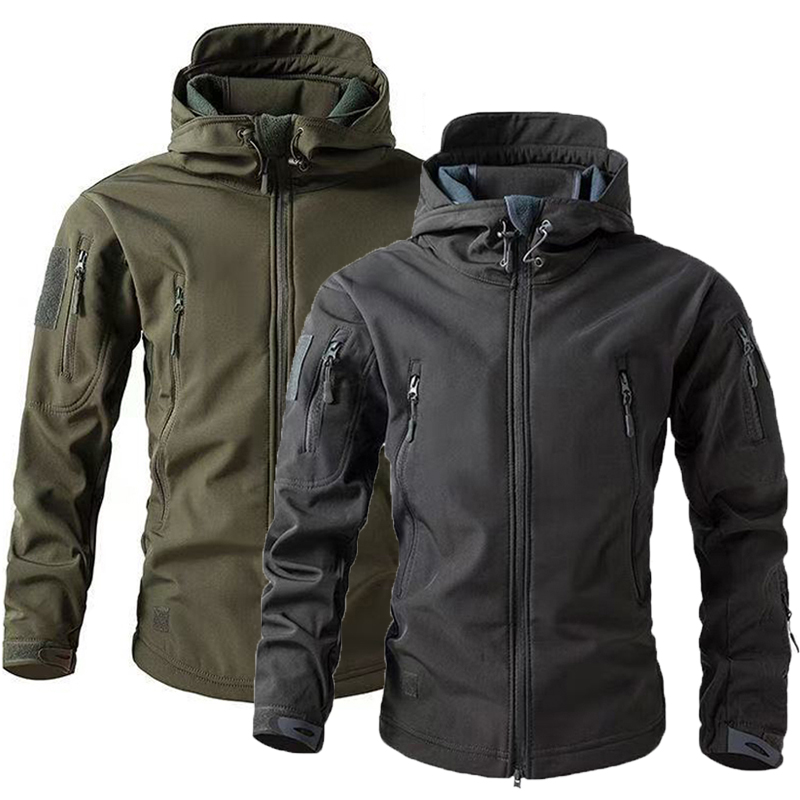 Outdoor Sport Waterproof Jacket - Men's Winter Autumn Warm Softshell Fleece