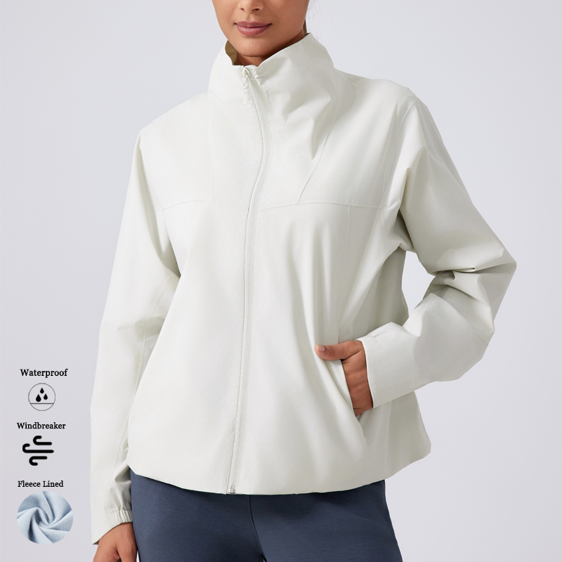 Outdoor Sport Waterproof Jacket - VITALINOVO Women's Lightweight Softshell Jacket Fleece