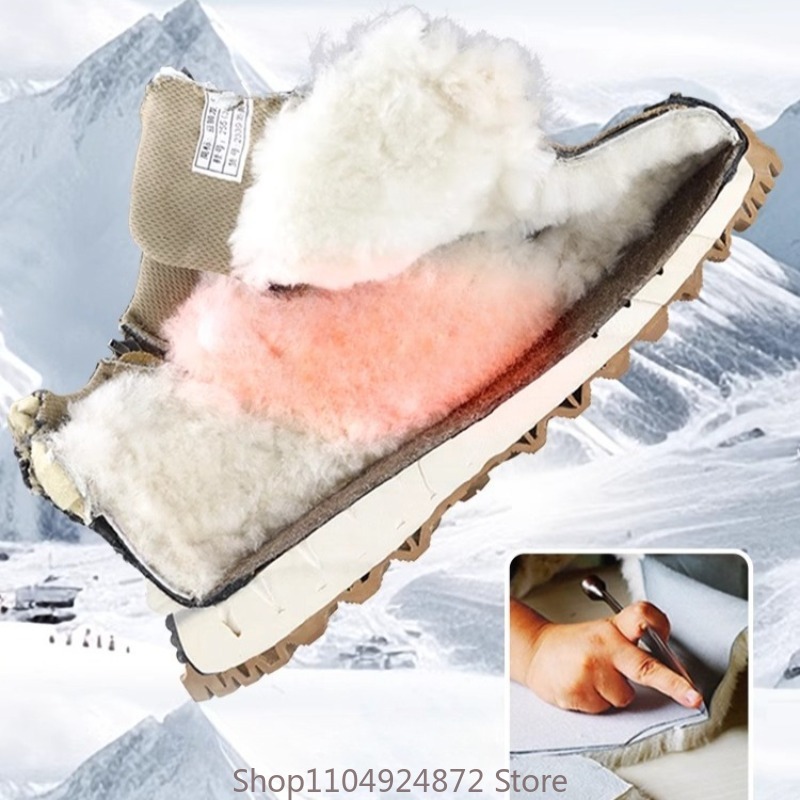 Winter Warm Wool Cotton Shoes  - огляд і ціна Outdoor Sport Leisure