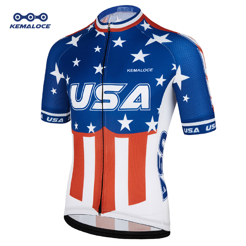 KEMALOCE Bike Jersey USA Navy  - огляд і ціна Outdoor Sport Usa