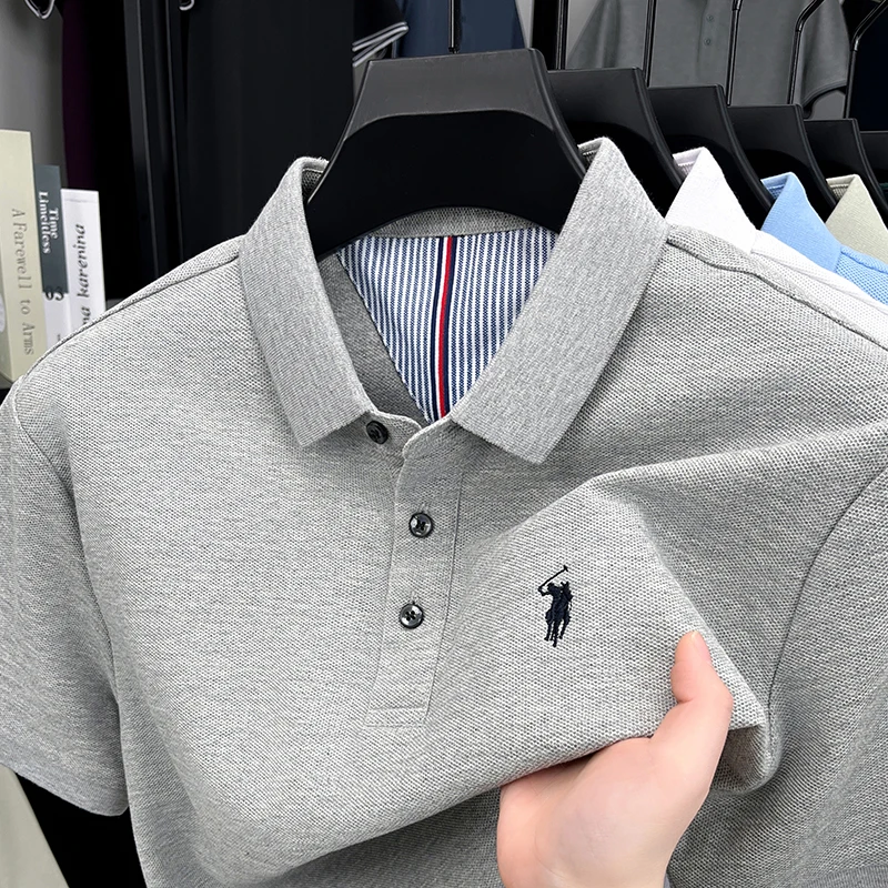 Men's 100% Cotton Short Sleeve - огляд і ціна Polo Shirt Equestrian