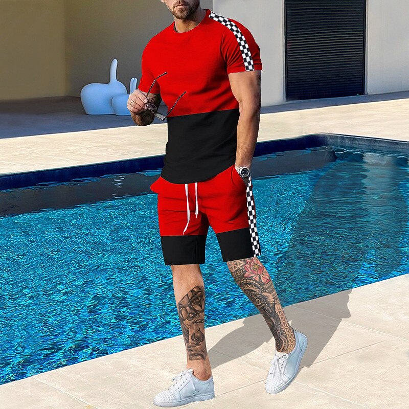 Men's Pattern Color Blocked 2- - огляд і ціна Outdoor Sport Leisure