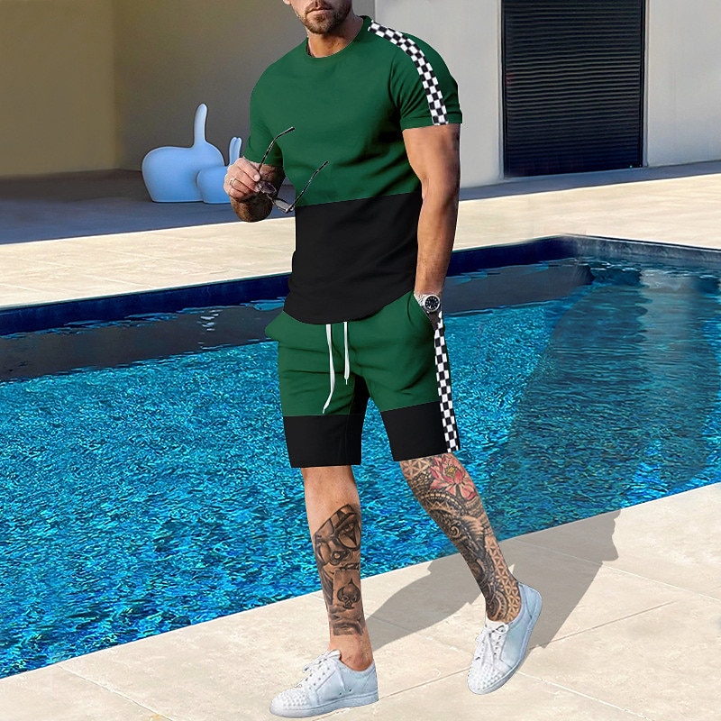 Men's Pattern Color Blocked 2- - огляд і ціна Outdoor Sport Leisure