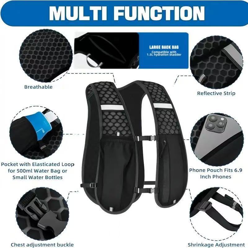 Running Vest Unisex Water-Resi - огляд і ціна Trail Running Vest
