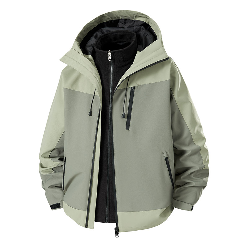 3-in-1 Splicing Mens Hiking Ja - огляд і ціна Outdoor Sport Waterproof Jacket