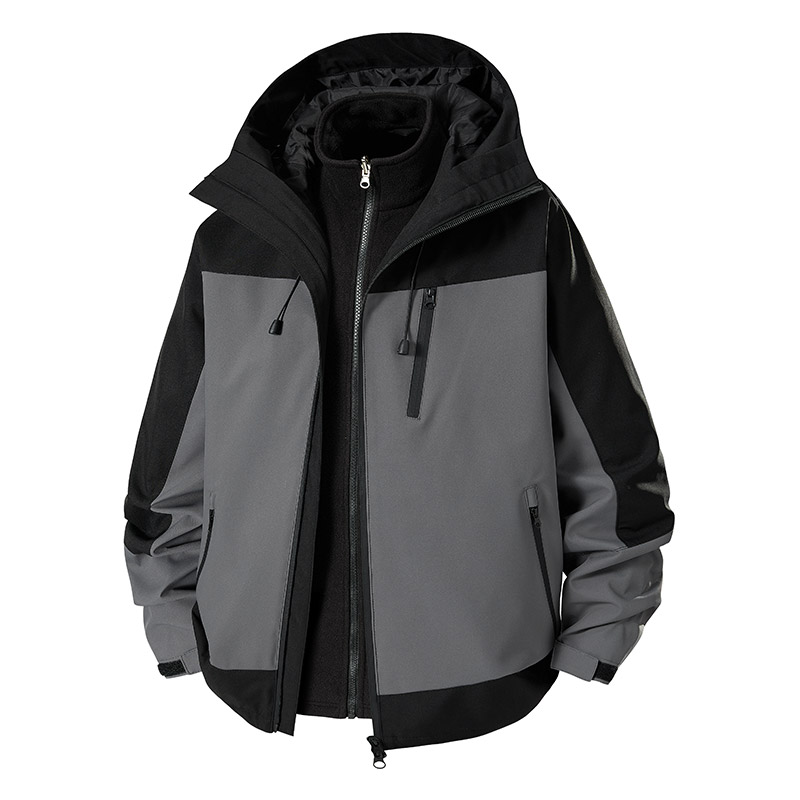 3-in-1 Splicing Mens Hiking Ja - огляд і ціна Outdoor Sport Waterproof Jacket