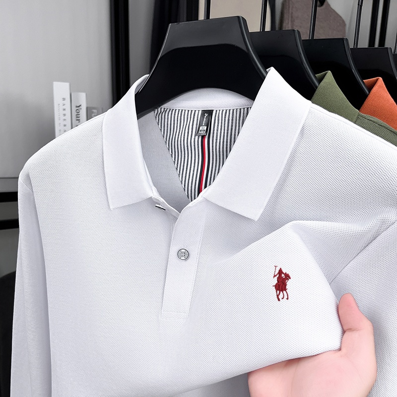 Autumn new men clothing brand  - огляд і ціна Polo Shirt Equestrian