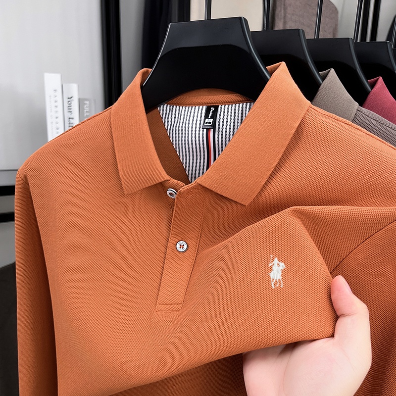 Autumn new men clothing brand  - огляд і ціна Polo Shirt Equestrian